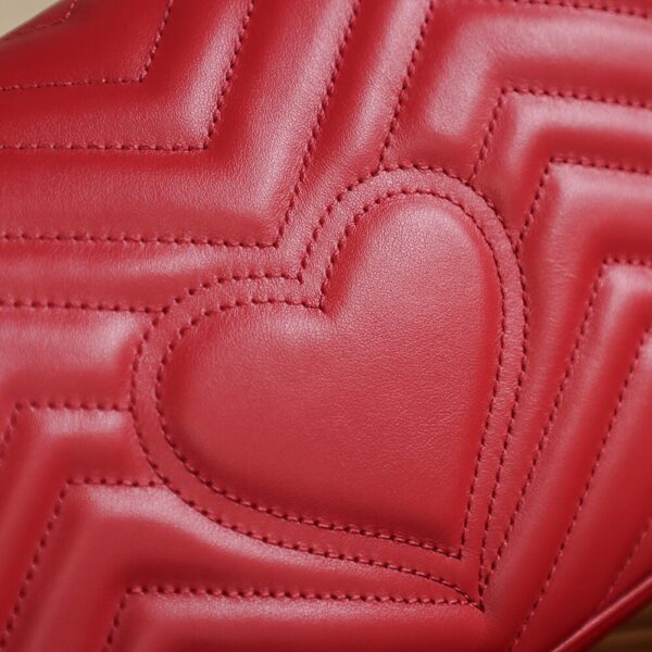 God Factory Gucci 𝙂 𝙂 𝙈𝙖𝙧𝙢𝙤𝙣𝙩 Red 443497 Size 26*15*7cm