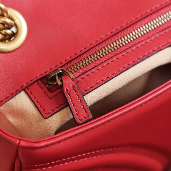 God Factory Gucci 𝙂 𝙂 𝙈𝙖𝙧𝙢𝙤𝙣𝙩 Red 443497 Size 26*15*7cm