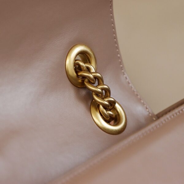 God Factory Gucci 𝙂 𝙂 𝙈𝙖𝙧𝙢𝙤𝙣𝙩 Apricot 443497 Size 26*15*7cm