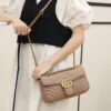 God Factory Gucci 𝙂 𝙂 𝙈𝙖𝙧𝙢𝙤𝙣𝙩 Apricot 443497 Size 26*15*7cm