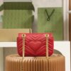 God Factory Gucci 𝙂 𝙂 𝙈𝙖𝙧𝙢𝙤𝙣𝙩 Red 446744 Size 22*13*6cm