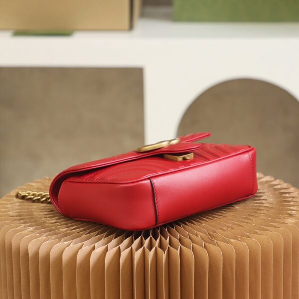 God Factory Gucci 𝙂 𝙂 𝙈𝙖𝙧𝙢𝙤𝙣𝙩 Red 446744 Size 22*13*6cm
