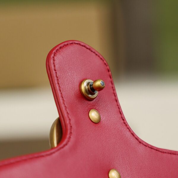 God Factory Gucci 𝙂 𝙂 𝙈𝙖𝙧𝙢𝙤𝙣𝙩 Red 446744 Size 22*13*6cm