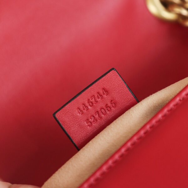 God Factory Gucci 𝙂 𝙂 𝙈𝙖𝙧𝙢𝙤𝙣𝙩 Red 446744 Size 22*13*6cm