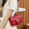 God Factory Gucci 𝙂 𝙂 𝙈𝙖𝙧𝙢𝙤𝙣𝙩 Red 446744 Size 22*13*6cm
