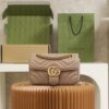 God Factory Gucci 𝙂 𝙂 𝙈𝙖𝙧𝙢𝙤𝙣𝙩 Apricot 446744 Size 22*13*6cm
