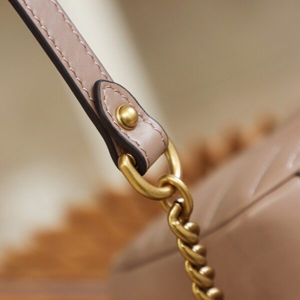 God Factory Gucci 𝙂 𝙂 𝙈𝙖𝙧𝙢𝙤𝙣𝙩 Apricot 446744 Size 22*13*6cm