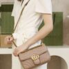 God Factory Gucci 𝙂 𝙂 𝙈𝙖𝙧𝙢𝙤𝙣𝙩 Apricot 446744 Size 22*13*6cm