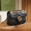 God Factory Gucci 𝙂 𝙂 𝙈𝙖𝙧𝙢𝙤𝙣𝙩 Black 446744 Size 22*13*6cm