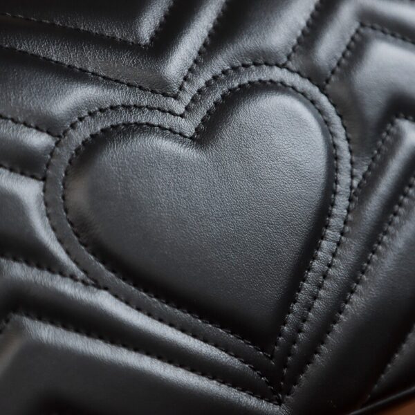God Factory Gucci 𝙂 𝙂 𝙈𝙖𝙧𝙢𝙤𝙣𝙩 Black 446744 Size 22*13*6cm