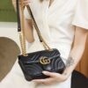 God Factory Gucci 𝙂 𝙂 𝙈𝙖𝙧𝙢𝙤𝙣𝙩 Black 446744 Size 22*13*6cm