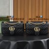 God Factory Gucci 𝙂 𝙂 𝙈𝙖𝙧𝙢𝙤𝙣𝙩 Black 446744 Size 22*13*6cm