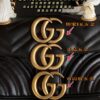 God Factory Gucci 𝙂 𝙂 𝙈𝙖𝙧𝙢𝙤𝙣𝙩 Black 446744 Size 22*13*6cm