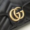 God Factory Gucci 𝙂 𝙂 𝙈𝙖𝙧𝙢𝙤𝙣𝙩 Mini Black 476433 Size 16.5*10.2*5.1cm