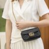God Factory Gucci 𝙂 𝙂 𝙈𝙖𝙧𝙢𝙤𝙣𝙩 Mini Black 476433 Size 16.5*10.2*5.1cm