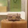 God Factory Gucci 𝙂 𝙂 𝙈𝙖𝙧𝙢𝙤𝙣𝙩 Mini Apricot 476433 Size 16.5*10.2*5.1cm