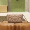 God Factory Gucci 𝙂 𝙂 𝙈𝙖𝙧𝙢𝙤𝙣𝙩 Mini Apricot 476433 Size 16.5*10.2*5.1cm