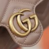 God Factory Gucci 𝙂 𝙂 𝙈𝙖𝙧𝙢𝙤𝙣𝙩 Mini Apricot 476433 Size 16.5*10.2*5.1cm