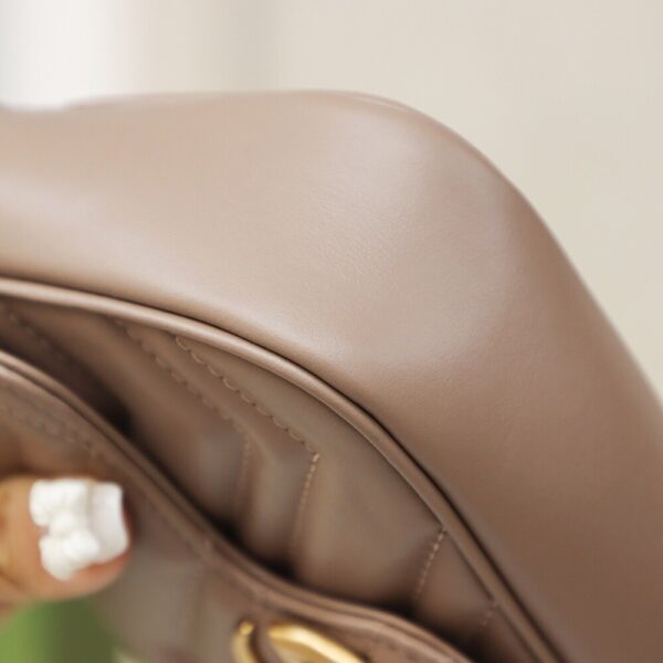 God Factory Gucci 𝙂 𝙂 𝙈𝙖𝙧𝙢𝙤𝙣𝙩 Mini Apricot 476433 Size 16.5*10.2*5.1cm