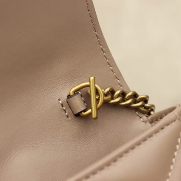 God Factory Gucci 𝙂 𝙂 𝙈𝙖𝙧𝙢𝙤𝙣𝙩 Mini Apricot 476433 Size 16.5*10.2*5.1cm