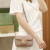 God Factory Gucci 𝙂 𝙂 𝙈𝙖𝙧𝙢𝙤𝙣𝙩 Mini Apricot 476433 Size 16.5*10.2*5.1cm
