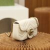 God Factory Gucci 𝙂 𝙂 𝙈𝙖𝙧𝙢𝙤𝙣𝙩 Mini White 476433 Size 16.5*10.2*5.1cm