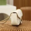 God Factory Gucci 𝙂 𝙂 𝙈𝙖𝙧𝙢𝙤𝙣𝙩 Mini White 476433 Size 16.5*10.2*5.1cm