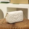 God Factory Gucci 𝙂 𝙂 𝙈𝙖𝙧𝙢𝙤𝙣𝙩 Mini White 476433 Size 16.5*10.2*5.1cm