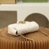 God Factory Gucci 𝙂 𝙂 𝙈𝙖𝙧𝙢𝙤𝙣𝙩 Mini White 476433 Size 16.5*10.2*5.1cm