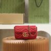 God Factory Gucci 𝙂 𝙂 𝙈𝙖𝙧𝙢𝙤𝙣𝙩 Mini Red 476433 Size 16.5*10.2*5.1cm