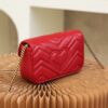 God Factory Gucci 𝙂 𝙂 𝙈𝙖𝙧𝙢𝙤𝙣𝙩 Mini Red 476433 Size 16.5*10.2*5.1cm