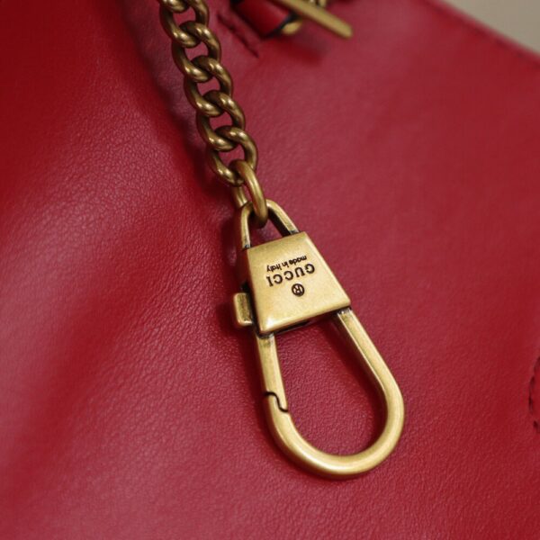 God Factory Gucci 𝙂 𝙂 𝙈𝙖𝙧𝙢𝙤𝙣𝙩 Mini Red 476433 Size 16.5*10.2*5.1cm