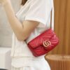 God Factory Gucci 𝙂 𝙂 𝙈𝙖𝙧𝙢𝙤𝙣𝙩 Mini Red 476433 Size 16.5*10.2*5.1cm
