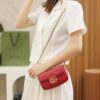 God Factory Gucci 𝙂 𝙂 𝙈𝙖𝙧𝙢𝙤𝙣𝙩 Mini Red 476433 Size 16.5*10.2*5.1cm