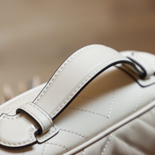 God Factory Gucci 𝐆𝐆 𝐌𝐚𝐫𝐦𝐨𝐧𝐭 672253 White Size 19*13*7𝙘𝙢