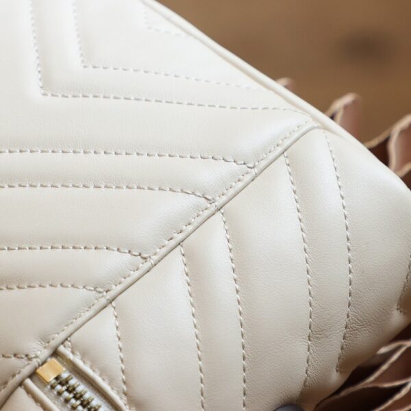 God Factory Gucci 𝐆𝐆 𝐌𝐚𝐫𝐦𝐨𝐧𝐭 672253 White Size 19*13*7𝙘𝙢