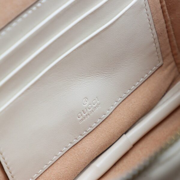 God Factory Gucci 𝐆𝐆 𝐌𝐚𝐫𝐦𝐨𝐧𝐭 672253 White Size 19*13*7𝙘𝙢