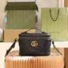 God Factory Gucci 𝐆𝐆 𝐌𝐚𝐫𝐦𝐨𝐧𝐭 672253 Black Size 19*13*7𝙘𝙢