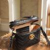 God Factory Gucci 𝐆𝐆 𝐌𝐚𝐫𝐦𝐨𝐧𝐭 672253 Black Size 19*13*7𝙘𝙢