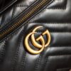 God Factory Gucci 𝐆𝐆 𝐌𝐚𝐫𝐦𝐨𝐧𝐭 672253 Black Size 19*13*7𝙘𝙢