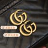 God Factory Gucci 𝐆𝐆 𝐌𝐚𝐫𝐦𝐨𝐧𝐭 672253 Black Size 19*13*7𝙘𝙢