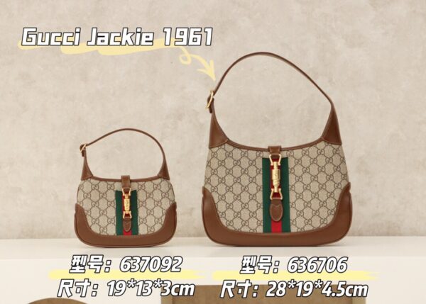 God Factory Gucci 𝐉𝐚𝐜𝐤𝐢𝐞 𝟭𝟵𝟲1 637092 Size 19*13*3𝐜𝐦