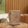 God Factory Gucci 𝐆𝐆 𝐌𝐚𝐫𝐦𝐨𝐧𝐭 Milk Tea Color 575163 Size 19𝐜𝐦*17𝐜𝐦