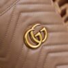 God Factory Gucci 𝐆𝐆 𝐌𝐚𝐫𝐦𝐨𝐧𝐭 Milk Tea Color 575163 Size 19𝐜𝐦*17𝐜𝐦