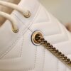 God Factory Gucci 𝐆𝐆 𝐌𝐚𝐫𝐦𝐨𝐧𝐭 White 575163 Size 19𝐜𝐦*17𝐜𝐦