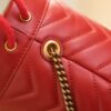 God Factory Gucci 𝐆𝐆 𝐌𝐚𝐫𝐦𝐨𝐧𝐭 Red 575163 Size 19𝐜𝐦*17𝐜𝐦