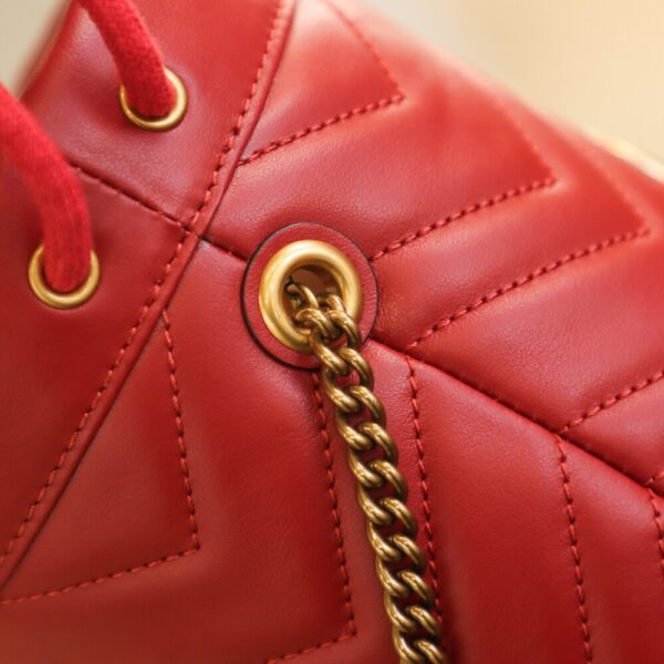 God Factory Gucci 𝐆𝐆 𝐌𝐚𝐫𝐦𝐨𝐧𝐭 Red 575163 Size 19𝐜𝐦*17𝐜𝐦