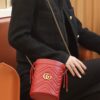 God Factory Gucci 𝐆𝐆 𝐌𝐚𝐫𝐦𝐨𝐧𝐭 Red 575163 Size 19𝐜𝐦*17𝐜𝐦