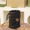 God Factory Gucci 𝐆𝐆 𝐌𝐚𝐫𝐦𝐨𝐧𝐭 Black 575163 Size 19𝐜𝐦*17𝐜𝐦