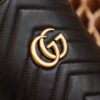 God Factory Gucci 𝐆𝐆 𝐌𝐚𝐫𝐦𝐨𝐧𝐭 Black 575163 Size 19𝐜𝐦*17𝐜𝐦